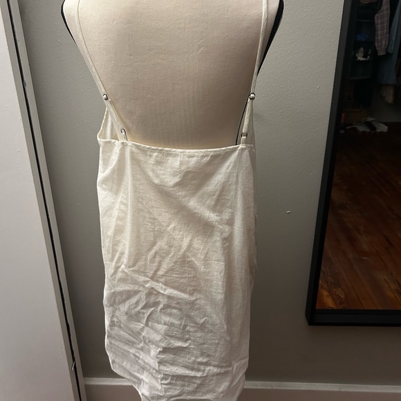 NWT Lucky Brand Cream Dress Size Medium with Special Detailing and Lining - Picture 11 of 16